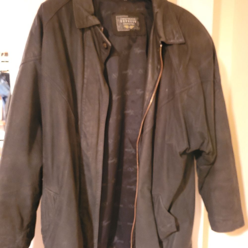 Express Large Mens Leather Jacket